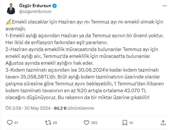 Özgür Erdursun kara haberi verdi: Emekliler tam 7 bin lira eksik ödeme alacak 10